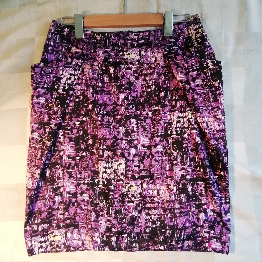 Sandra Angelozzi silk blend skirt with pockets